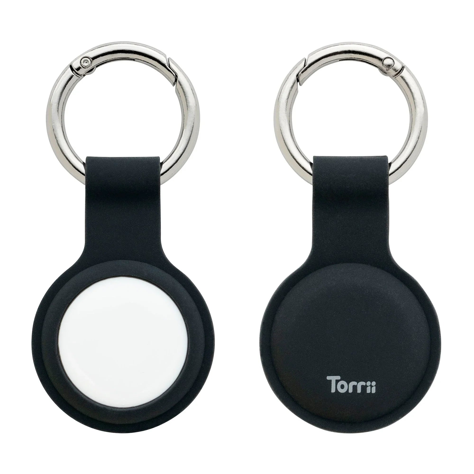 Torrii Bonjelly Silicone Key Ring For Apple Airtag - Black - Tashqila Torrii Bonjelly Silicone Key Ring For Apple Airtag - Black - Tashqila